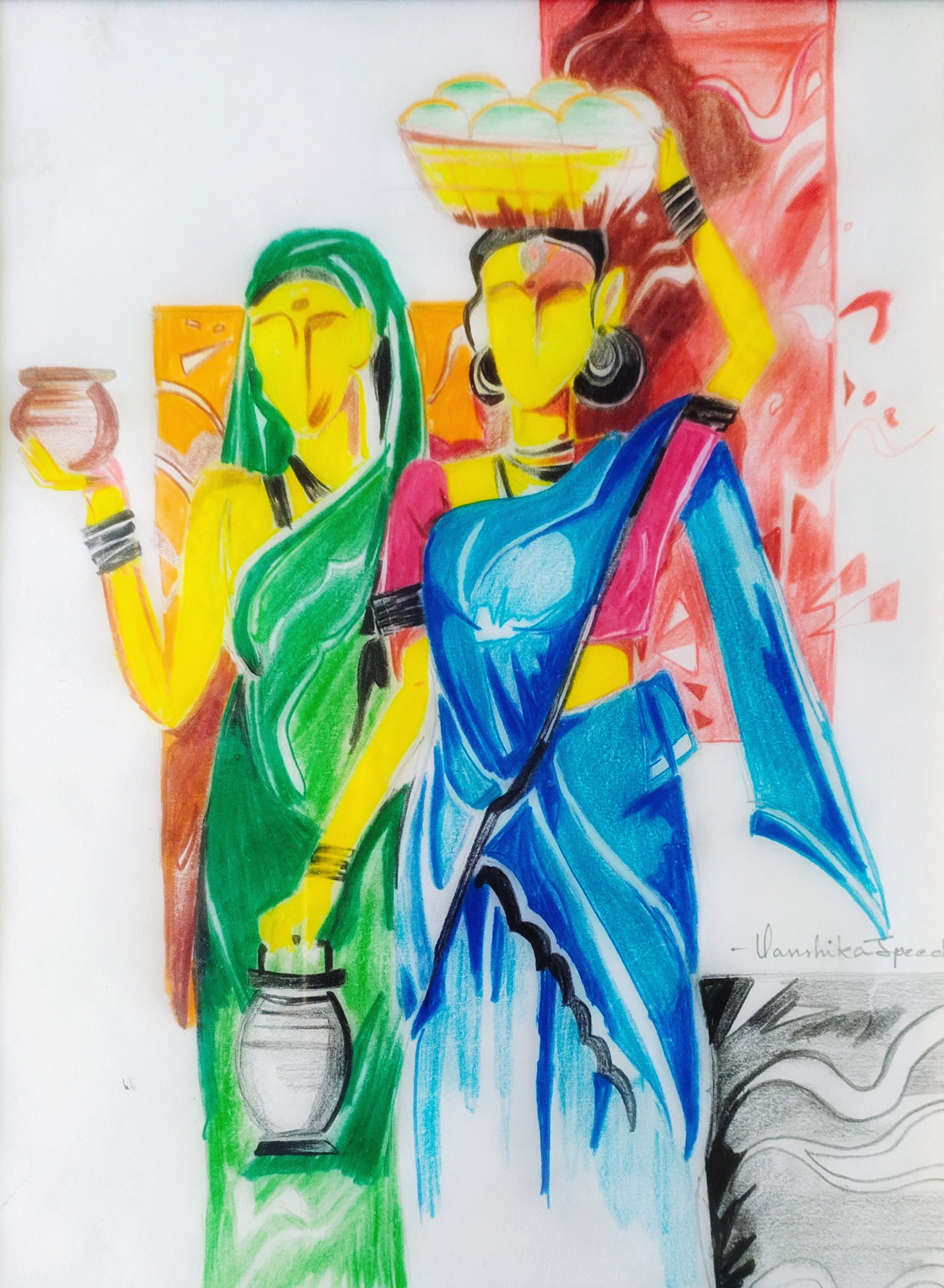 Vanshika Kvss creative work
